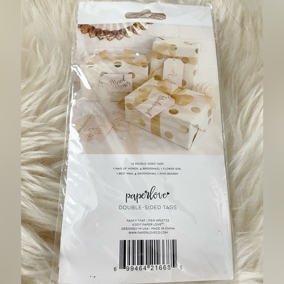 ✨NWOT✨ Wedding Party Gift Tags! - Picture 3 of 3